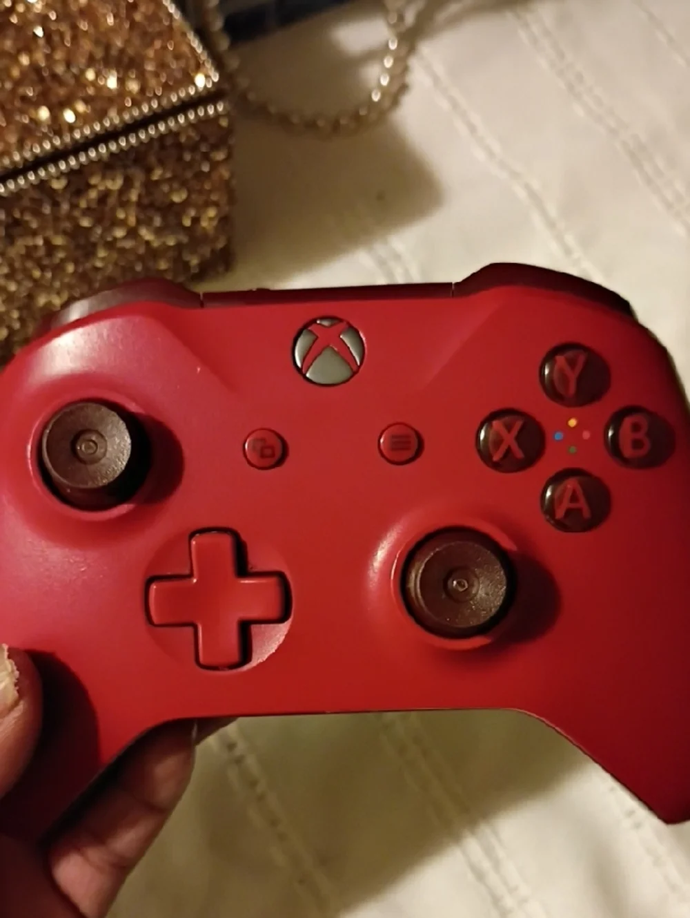 Microsoft Red Xbox Wireless Controller - Matte Red /missong battery cover